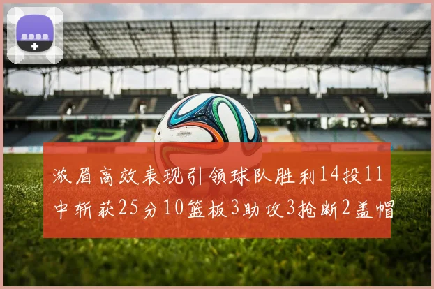 浓眉高效表现引领球队胜利14投11中斩获25分10篮板3助攻3抢断2盖帽